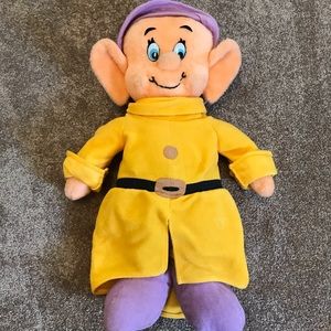 Dopey Disney 7 Dwarfs Vintage Stuffed Animal Plush